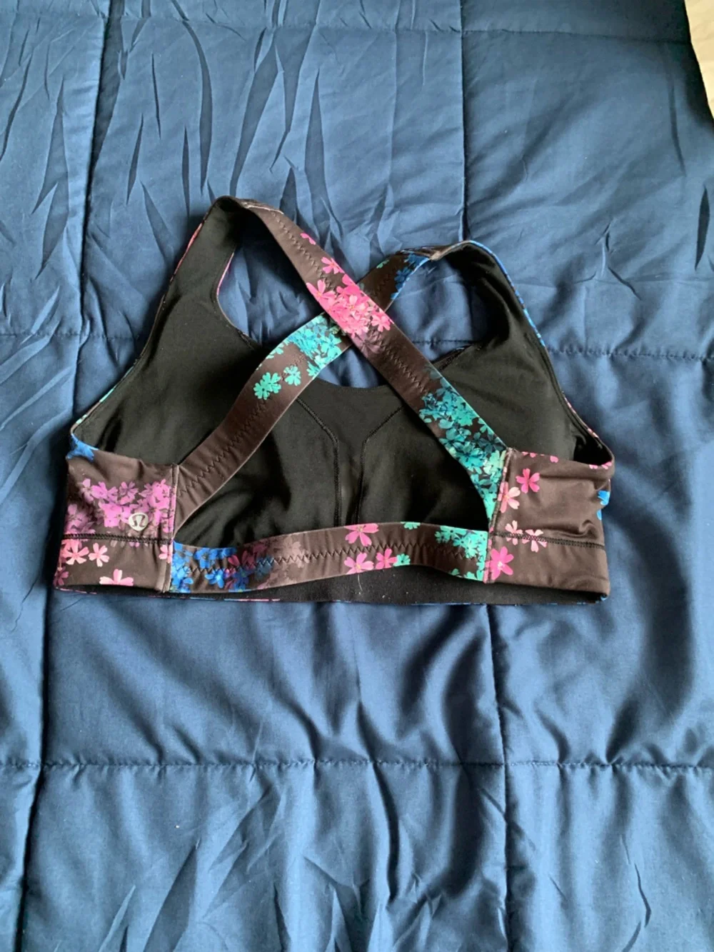 lululemon athletica Floral Sports Bra Size 10 - Picture 2 of 4